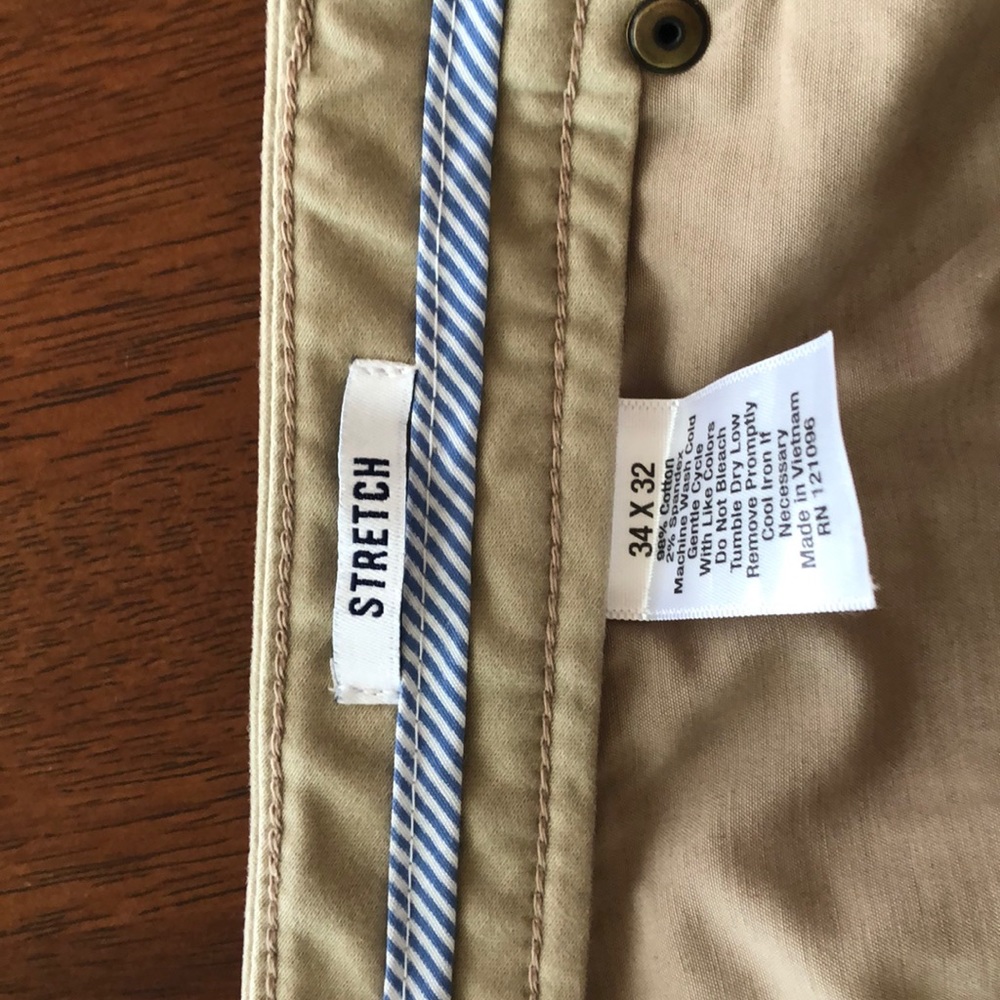Men’s Crown and Ivy twill pants size 34 x 32 - Picture 4 of 5